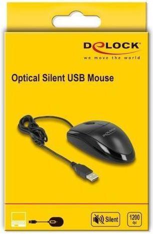 Image du produit Delock Souris de bureau optique USB silencieuse (Filaire)