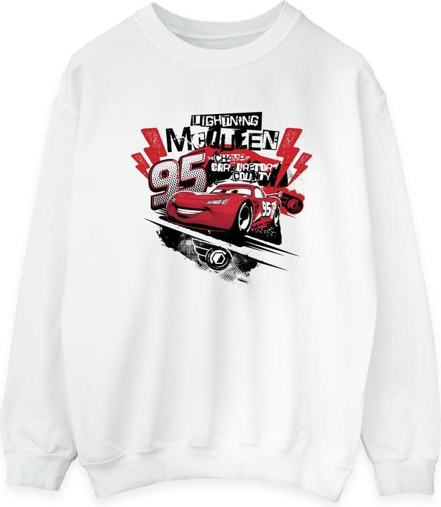 Disney Cars Lightning McQueen Collage Sweatshirt (L)
