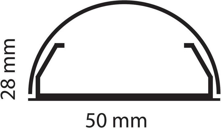 Produktbild Multibrackets Aluminium Kabelwinkel Kabelkanäle (Kabelkanal, 4 cm)