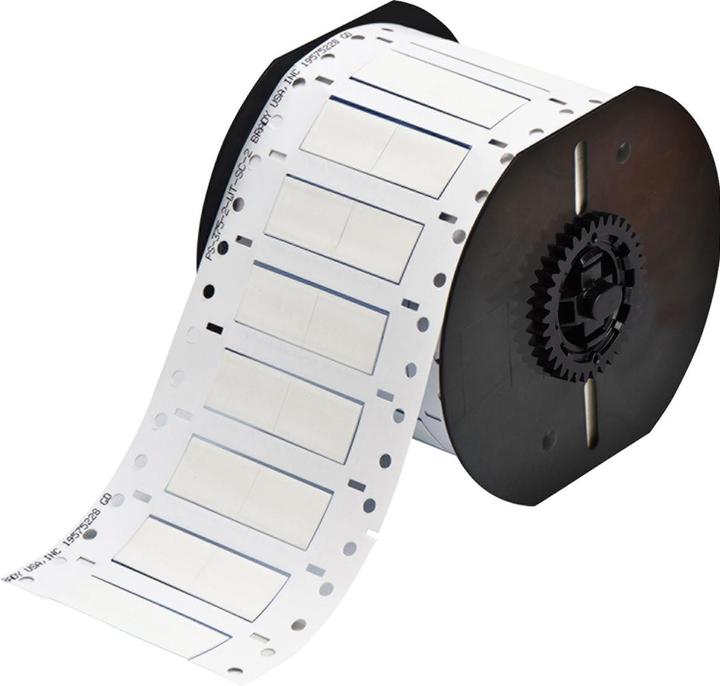 Produktbild Brady B33-375-2-342-2, Permasleeve, Polyolefin, Weiss, 25.40 x 16.38 mm, für Durchmesser v. 3.17 -