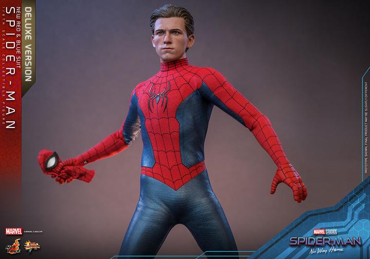 Immagine prodotto Hot Toys Spider-Man: No Way Home statuetta Movie Masterpiece 1/6 Spider-Man (nuova tuta rossa e blu) (Deluxe