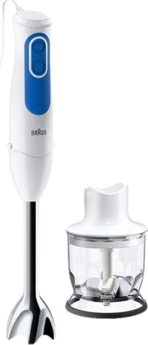 Produktbild Braun Hand Blender MQ 3020 Pesto Hand Blender, 700 W, Number of speeds 2, Chopper, White/Blue