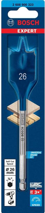 Productafbeelding Bosch Professional Zubehör Expert SelfCut Speed vlakke freesboor, 26 x 152 mm (26 millimeter)