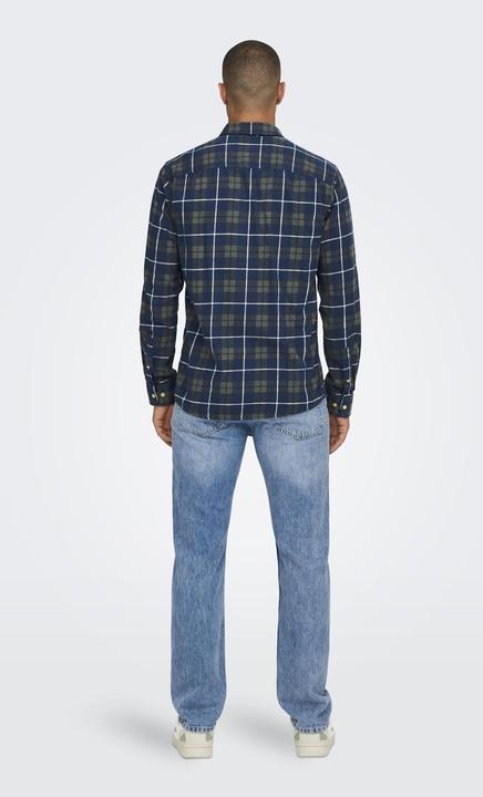 Produktbild Only & Sons Onsral Ls Slim Check Shirt (L)