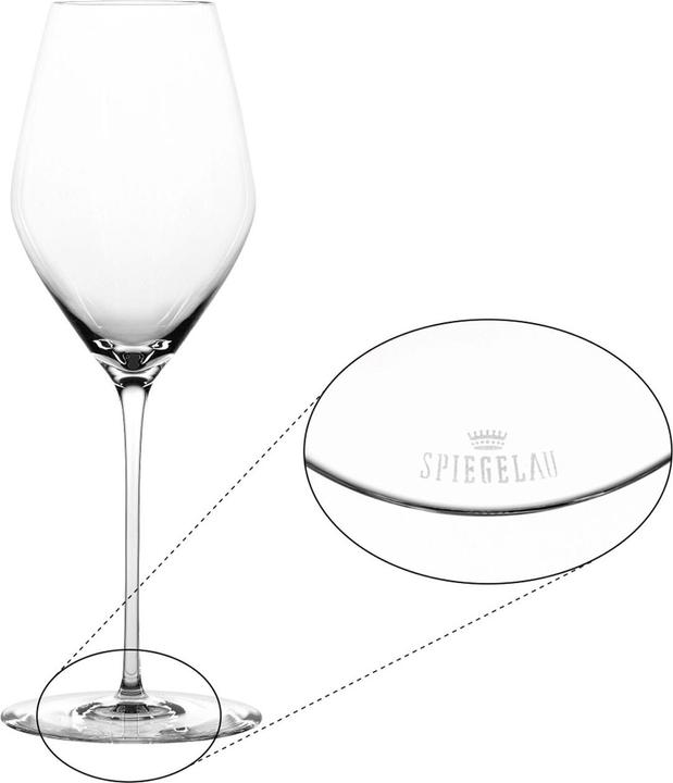 Actual product image Spiegelau Hi-Lite Champagnergläser (34.70 cl, 6 Glasses, Champagne glasses)