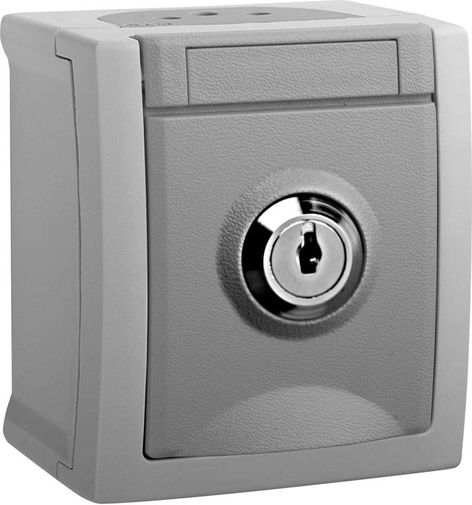 Produktbild HHG Panasonic Steckdose abschliessbar Nr.7 FR-AP IP54 90591047-DE