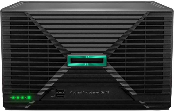 HP ProLiant MicroServer Gen11, 3.7 GHz, G7400, 16 GB, DDR5-SDRAM, 180 W, Ultra Micro Tower (Intel Pentium Gold G7400, 16 GB, Micro Server)