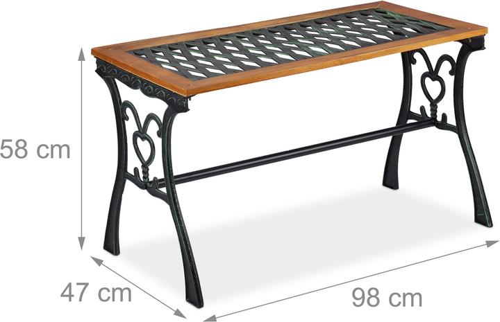 Image du produit Relaxdays Table-de-jardin (98 cm)