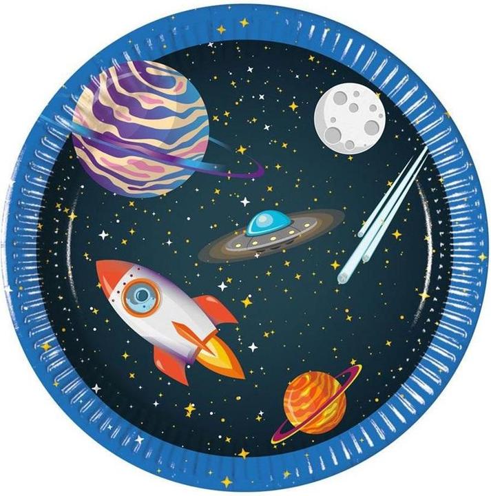 Produktbild GoDan Rocket Space Pappteller 20cm 8 Stk