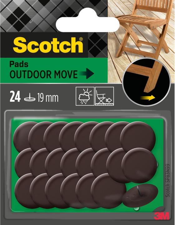 Image du produit Scotch Guide de meuble extérieur avec clou (Clou coulissant, 24 pièce(s))