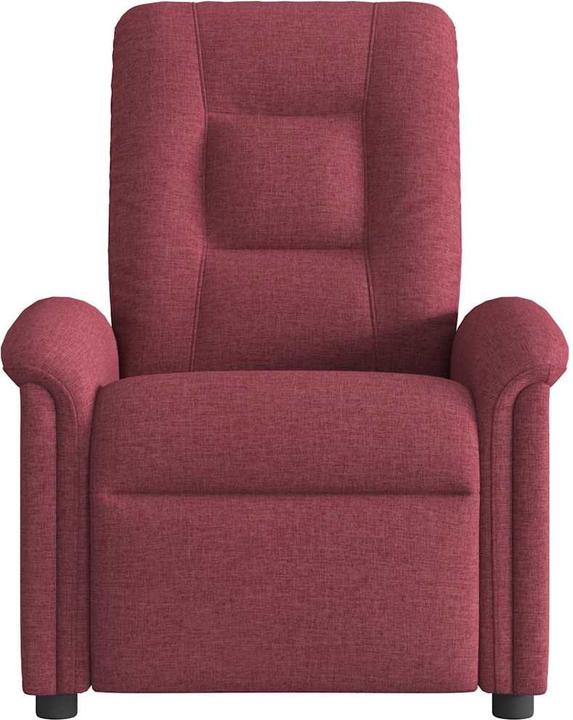 Immagine prodotto VidaXL Poltrona massaggiante Tessuto rosso vino Poltrona massaggiante TV