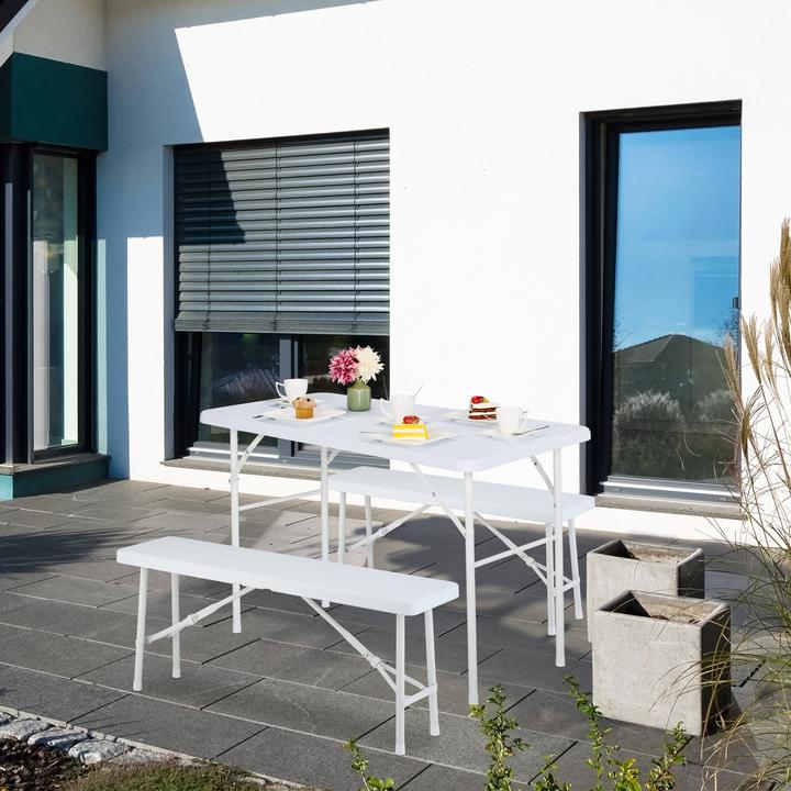 Image du produit Relaxdays Table-de-jardin (118 cm)