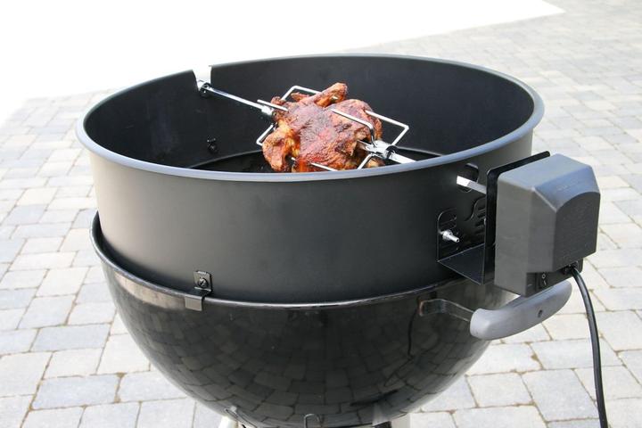Produktbild BBQ-Toro Grillspiess-Set für Weber Kugelgrill (57 cm)