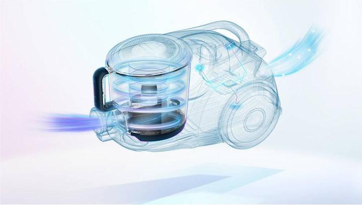 Produktbild Bosch Hausgeräte Serie 6, Beutelloser Staubsauger, ProFamily, Blau, BGC41XFMLY