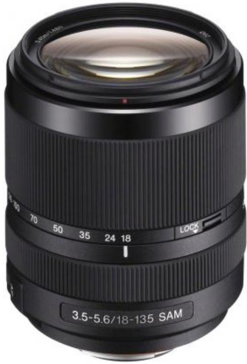 Actual product image Sony DT 18-135mm f/3.5-5.6 SAM, APS-C A-mount - Import (Sony A, APS-C / DX)
