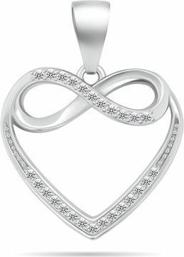 Immagine prodotto Brilio Argento - Ciondolo a forma di cuore in argento PT16W