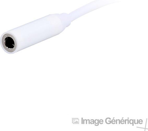 Produktbild No Name Adapter audio USB-C - jack 3,5mm biały/white bulk (USB Typ C)