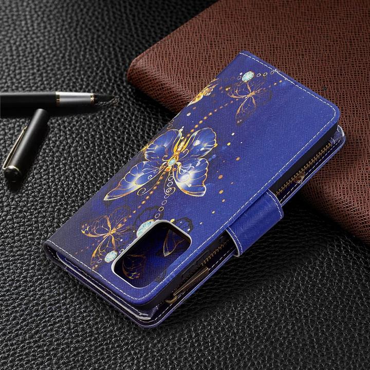 Produktbild König Design Hülle Handy Schutz für Samsung Galaxy A72 5G Case Flip Cover Tasche Etui Violett (Samsung Galaxy A72 5G)