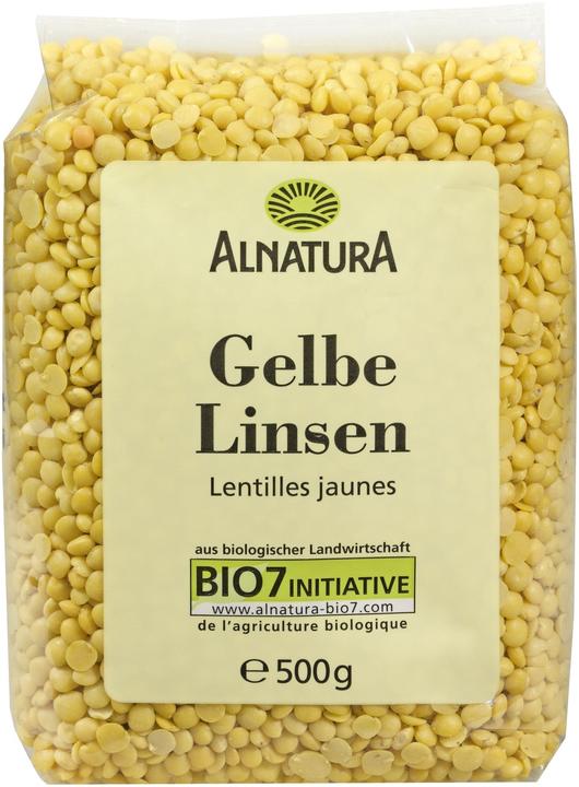 Produktbild Alnatura Bio Gelbe Linsen (500 g)
