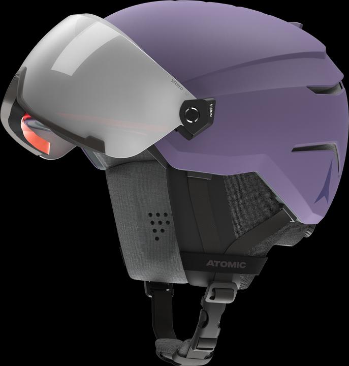 Actual product image Atomic Savor Stereo Visor ski helmet (size: 51-55 cm, light purple) (51 - 55 cm)