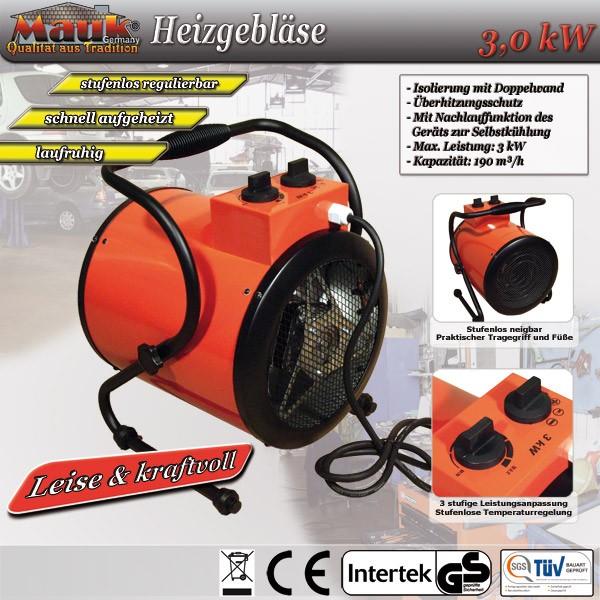 Actual product image IHP Mauk Elektro Heizlüfter 3kW (3000 W)