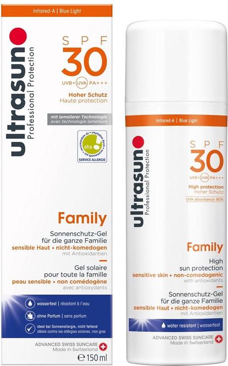 Actual product image Ultrasun Family (Suntan lotion, SPF 30, 150 ml, 228 g)