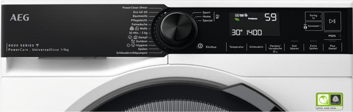 Produktbild AEG LR8FL961EX (9 kg, Links)