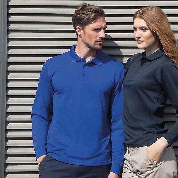 Produktbild Henbury Coolplus PoloHemd Langarm (3XL)