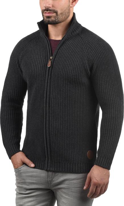 Immagine prodotto Solid Xenos Cardigan Giacca In Maglia Grossa Maglieria Da Uomo Con Collo Alto In Cotone 100% (XXL)