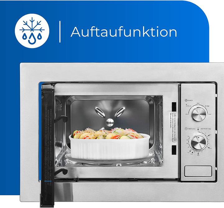 Image du produit Exquisit Micro-ondes encastrable EMW10-020 inox Manuel (20 l)