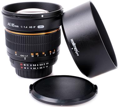 Actual product image Walimex pro Pro Lens 85mm, f/1.4 IF, Nikon (Nikon F, full size)