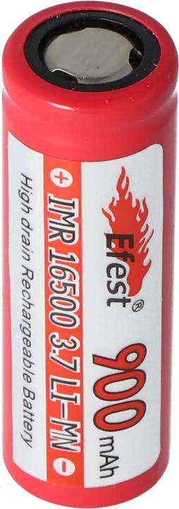 Actual product image Efest Akku IMR 16500 Pluspol flach (1 pcs., 16500, 900 mAh)