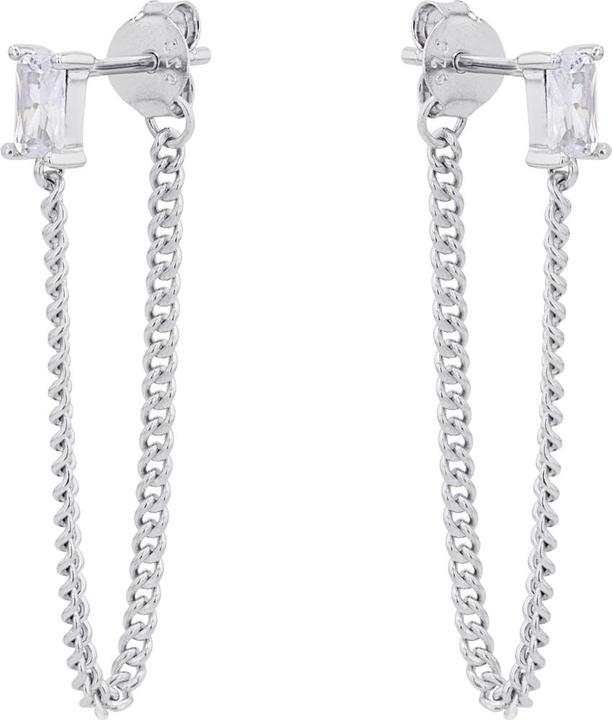 Immagine prodotto Amor Gioielli per orecchie da donna, argento 925, zirconi sintetici. (Argento 925)