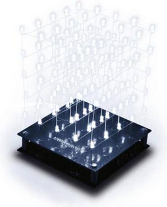Produktbild Whadda WSL8018W LED Bausatz 3D-LED-Würfel 5 x 5 x 5 (weisse LED)