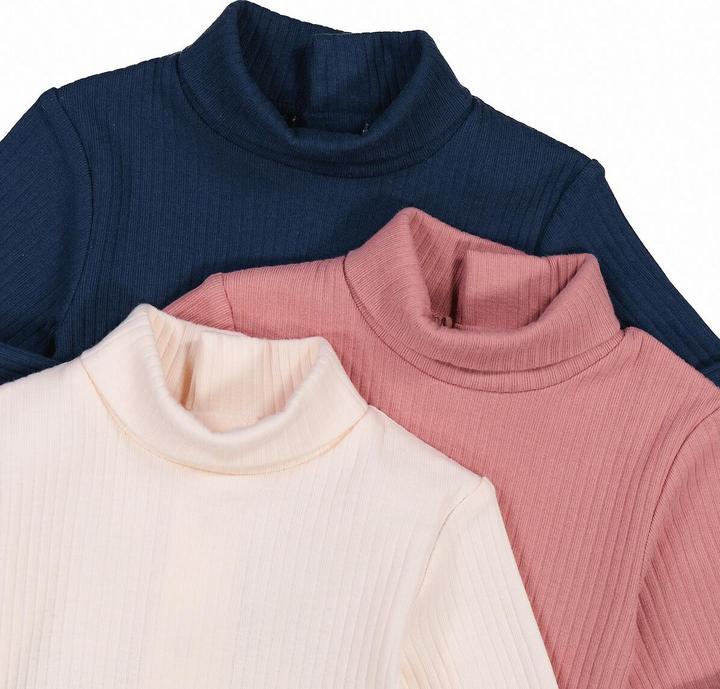 Produktbild La Redoute Collections 3er-Pack Langarm-Bodys mit Rollkragen (92)