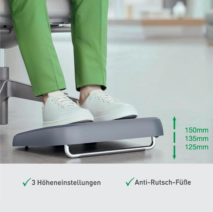 Produktbild Leitz Fussstütze Ergo verstellbar (34 x 42 cm)