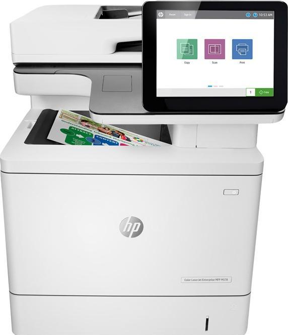 Produktbild HP Color LaserJet Enterprise M555x (Laser, Schwarz-Weiss)