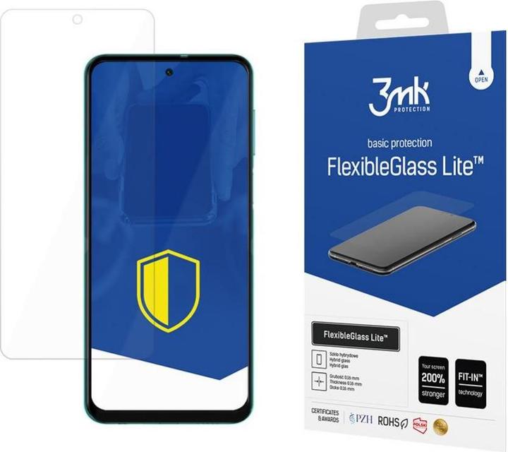Produktbild 3MK FlexibleGlass Lite Display Folie (1 Stück, Xiaomi Redmi Note 9S)