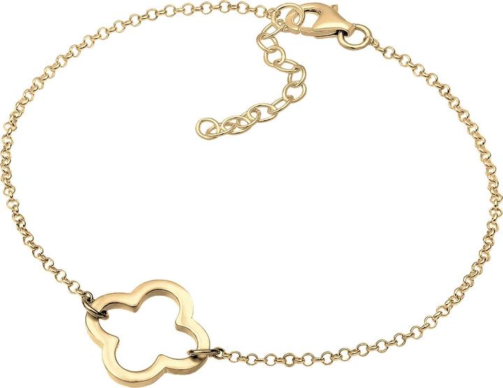 Elli Armband Kleeblatt Symbol Glück Trend Talisman 925 Silber (18 cm, 925er Sterling Silber)