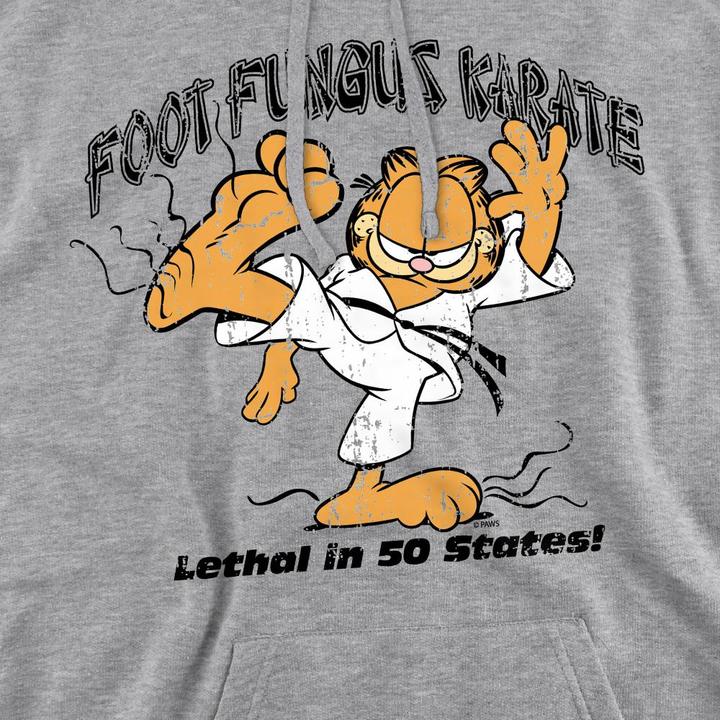 Immagine prodotto Garfield Foot Fungus Karate Felpa con Cappuccio Uomo (S)