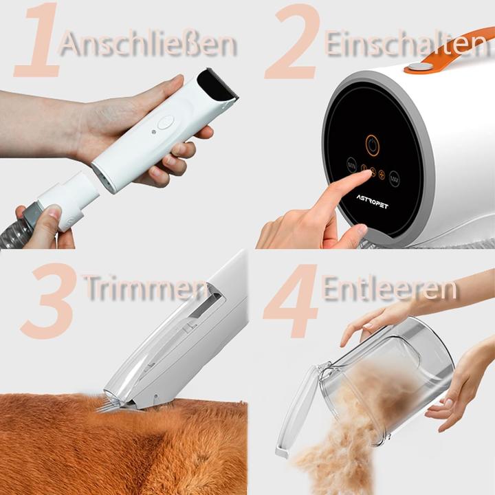 Actual product image AstroPet Hundeschermaschine mit Staubsauger (Dog, Cat)