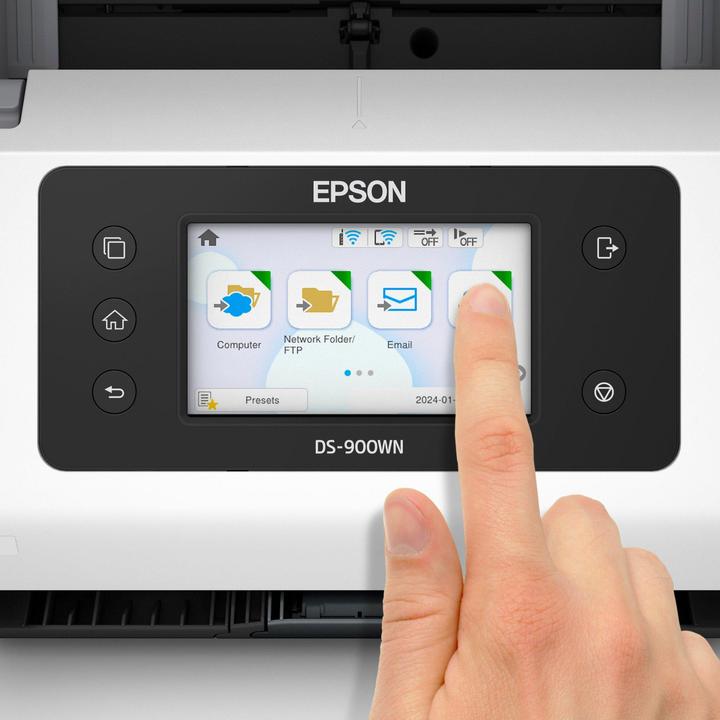 Produktbild Epson Workforce Dokumentenscanner DS-900WN (USB)