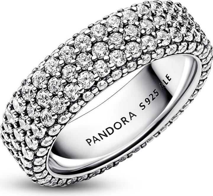 Immagine prodotto Pandora Anello senza tempo con pavé a tre file (50, 925 Argento)