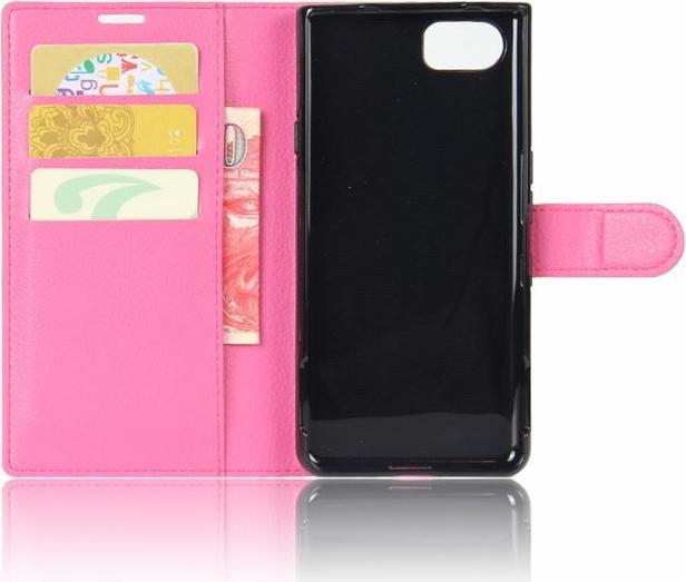 Actual product image MU Classic Litchi Leather Bookcover (KEYone)