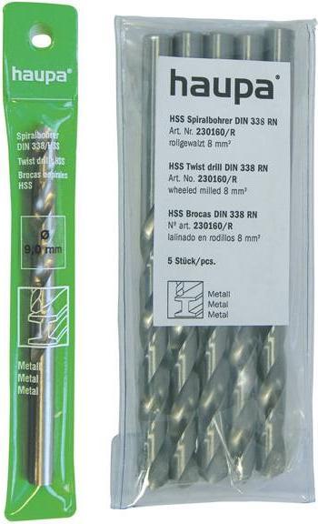 Produktbild Haupa Bohrer Ř2,5mm zyl.Steckachse 30/57mm 230050 (2.5 Millimeter)