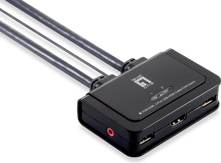 LevelOne KVM-0290: 2Port Cable KVM