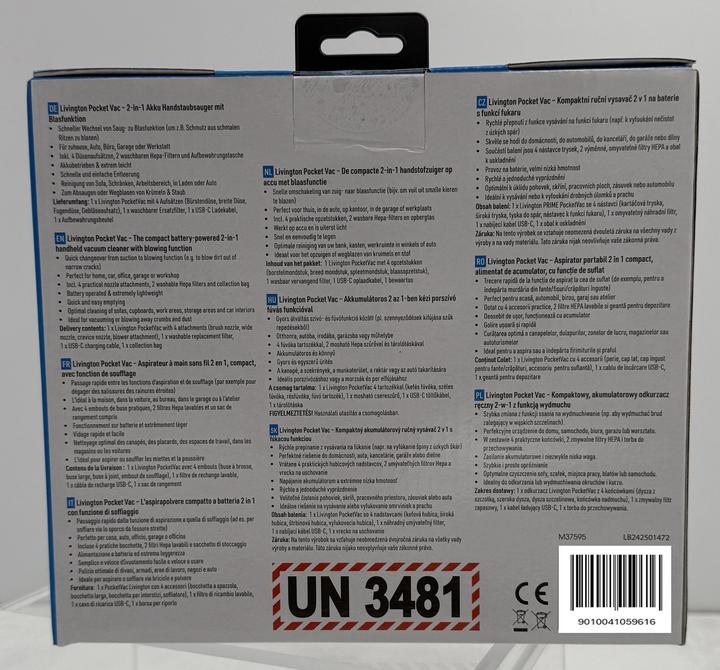 Actual product image Livington PocketVac