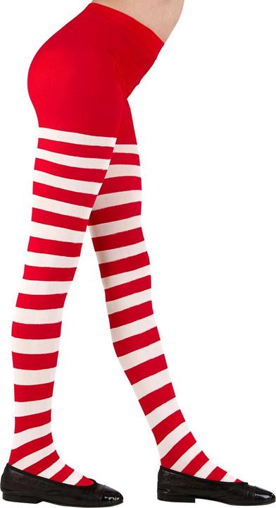 Produktbild Widmann STRUMPFHOSE WEIss/ROT GESTREIFT 70 DEN, 11-14 years