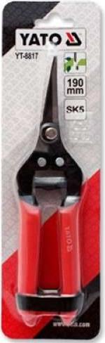 Produktbild Yato Profi Rosenschere Rebenschere Gartenschere 190mm
