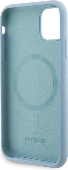 Produktbild Lacoste LCHMN61SLOLB iPhone 11 / Xr 6.1" jasnoniebieski/light blue hardcase Silicone Croc Logo MagSa (Apple iPhone XR, Apple iPhone 11)